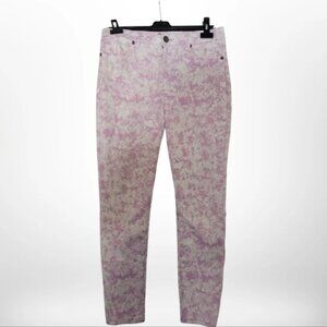 Design Lab White  and Purple Pants